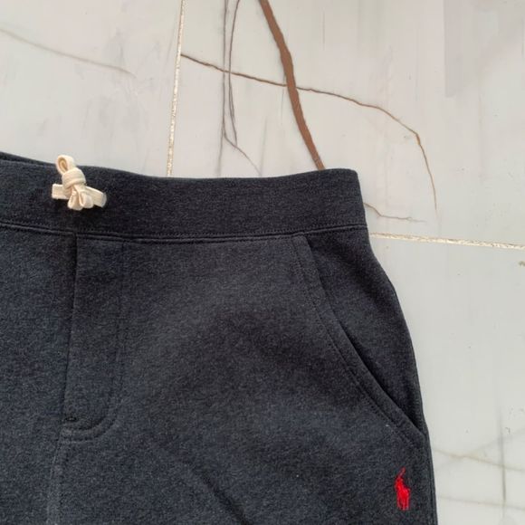 Polo Ralph Lauren Pants Kid's XL (18-20) Gray Joggers Casual Comfort Drawstring - Picture 3 of 10